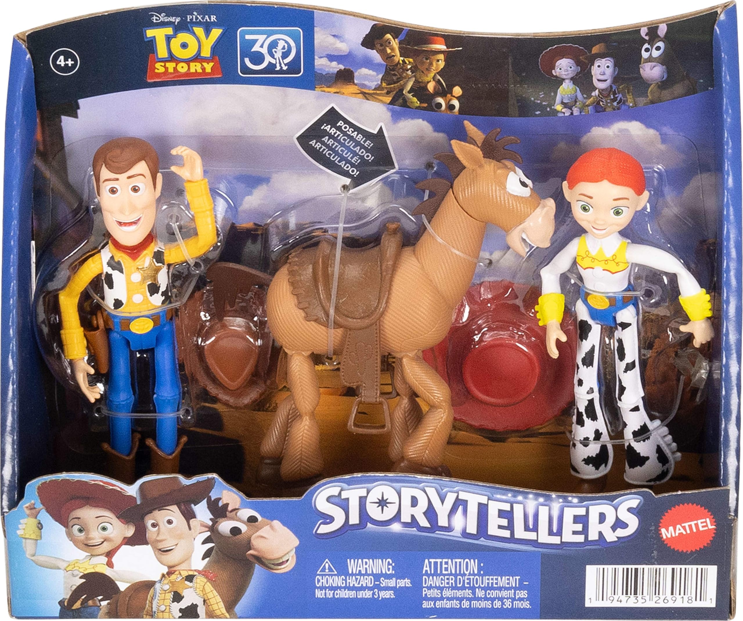 Mattel Storytellers pack enables ready-to-play storytelling for kids ages 4+.