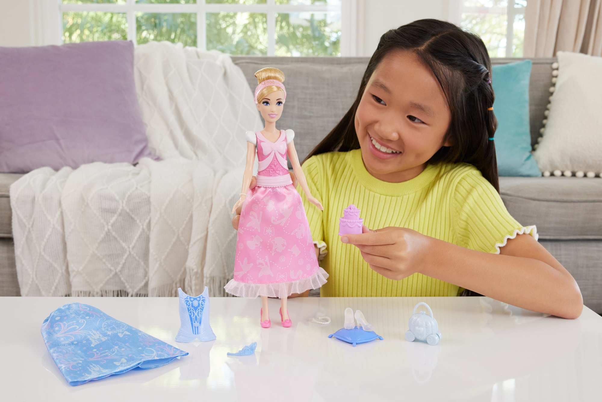 Mattel Cinderella birthday-look doll ready for celebratory storytelling