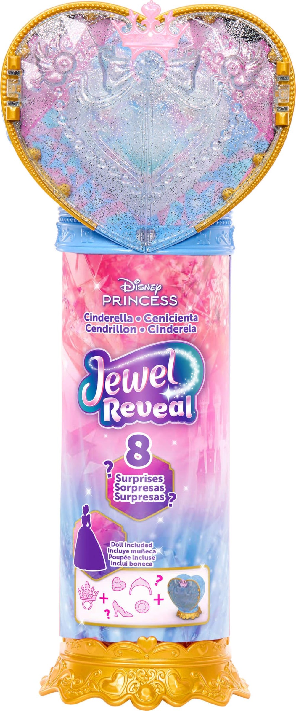 Poseable Cinderella doll enhances interactive fashion play sessions