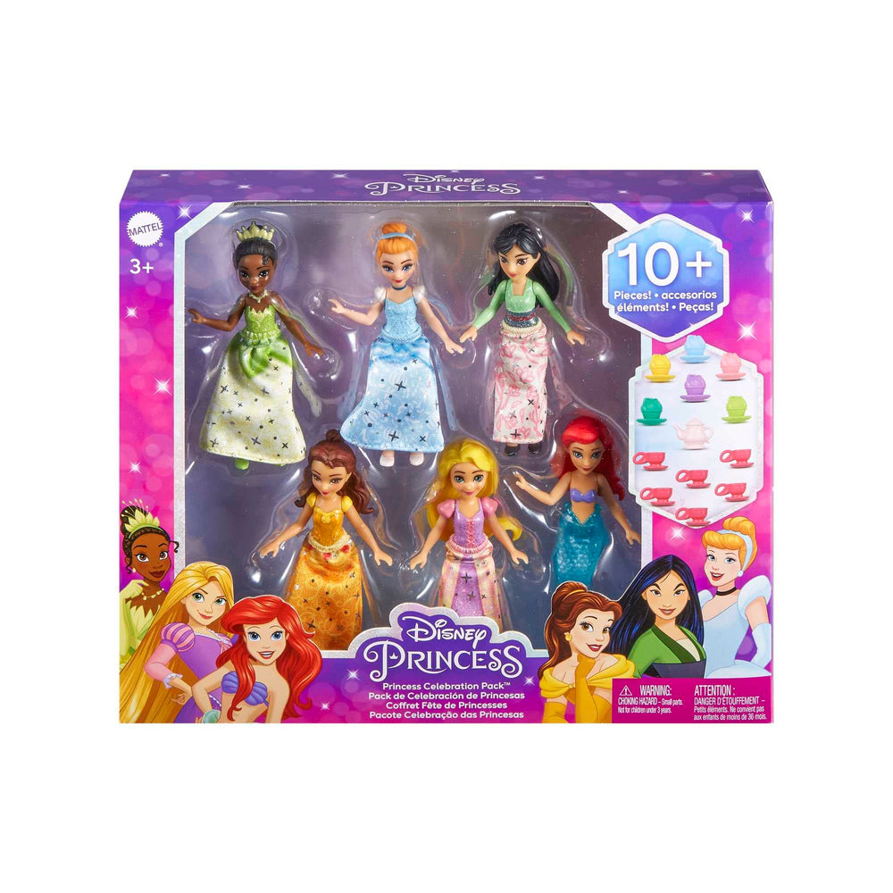 Mattel Belle doll wearing iconic gown for building imagination.
