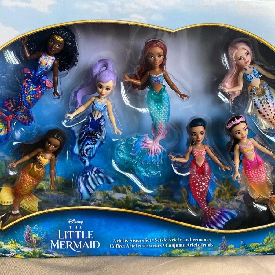Mattel seven-mermaid group display ready to spark collective play.