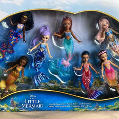 Mattel seven-mermaid group display ready to spark collective play.