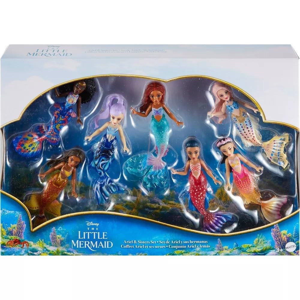 Mattel Ariel Tamika doll with signature tail pattern for creative play.