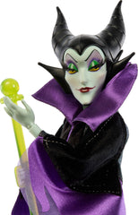Mattel Maleficent close-up shows authentic expression with rooted lashes for lifelike charm