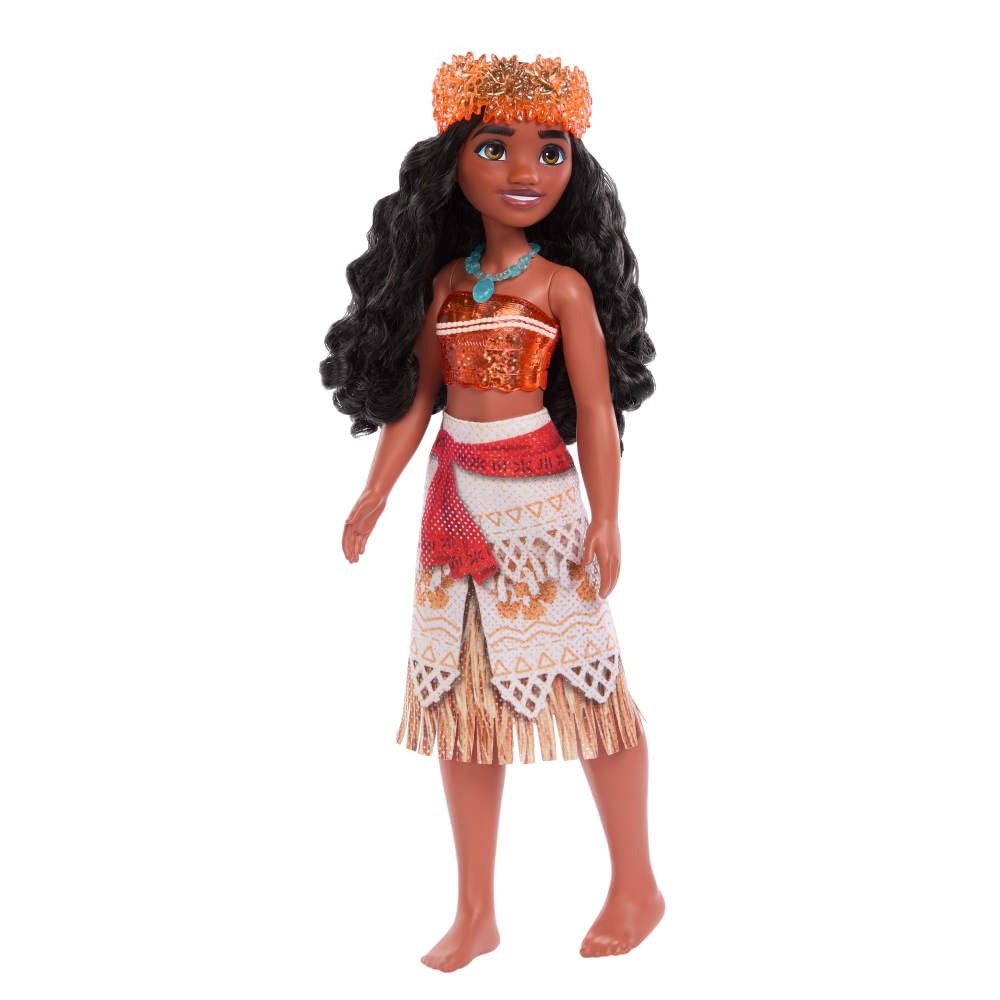 Mattel Moana doll with necklace accessory for creative play moments.