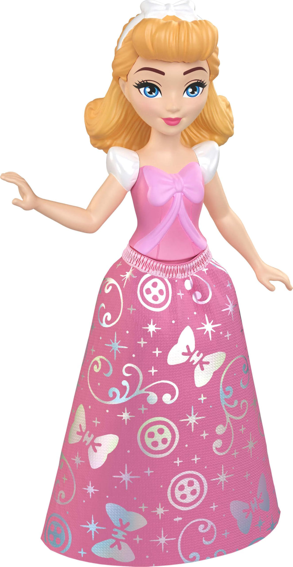 Mattel Disney Princess Mulan doll, 3.5 inches, posable for creative storytelling