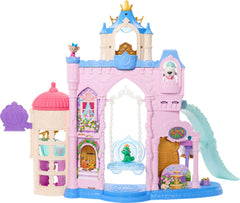 Mattel Disney Princess Pet Palace front view enables imaginative play.