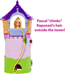 Removable skirt on Rapunzel doll enables flexible dress-up play
