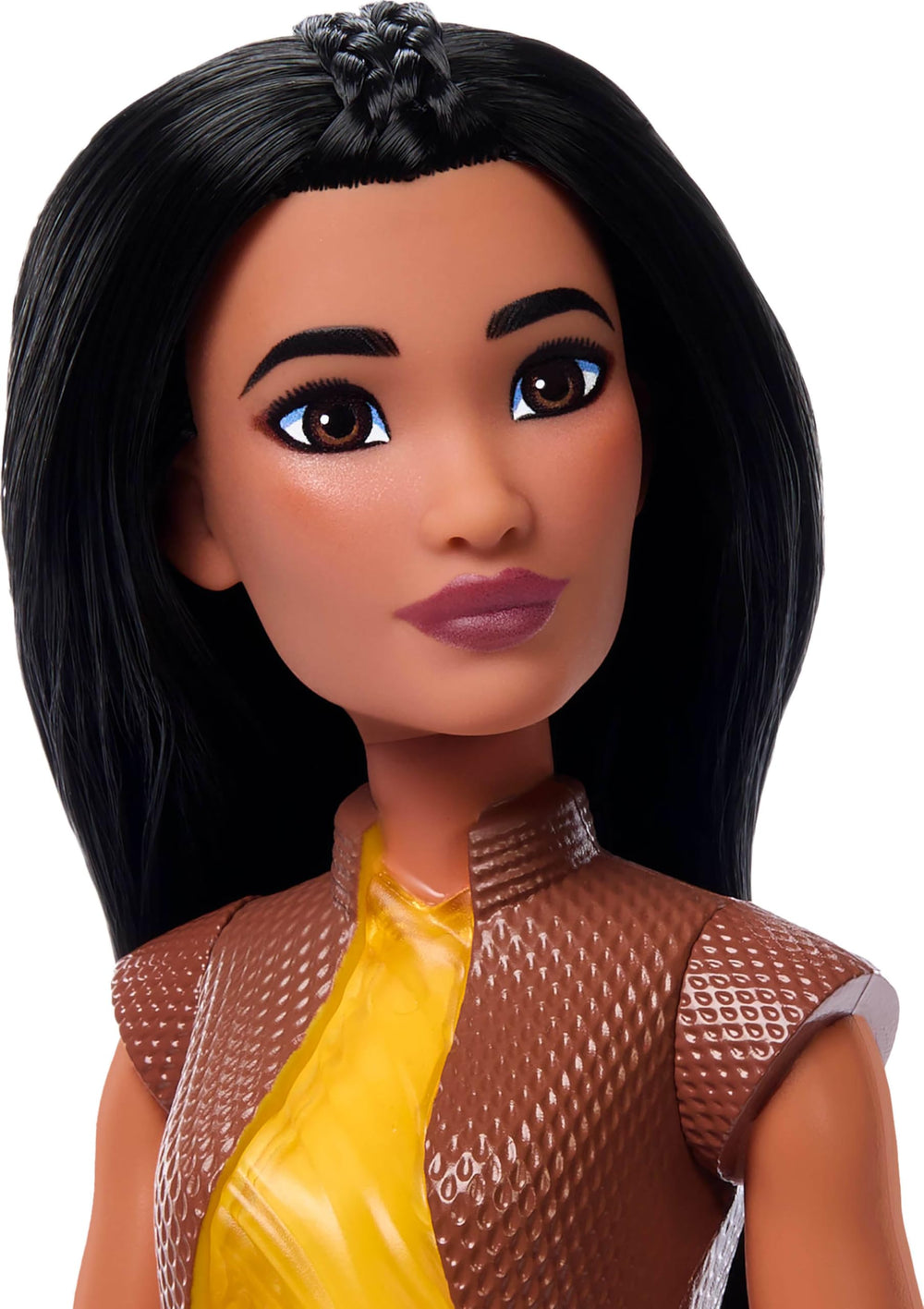 Mattel Raya doll long hair for brushing and styling.