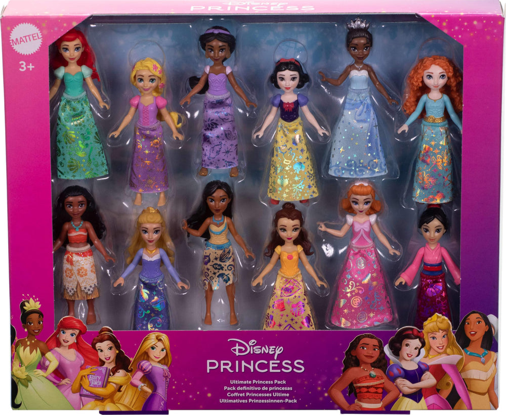 Mattel Disney Princess Snow White doll, 3.5 inches, easy to pose for timeless moments