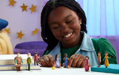 Mattel Disney Wish Asha doll in signature outfit for storytelling adventures.
