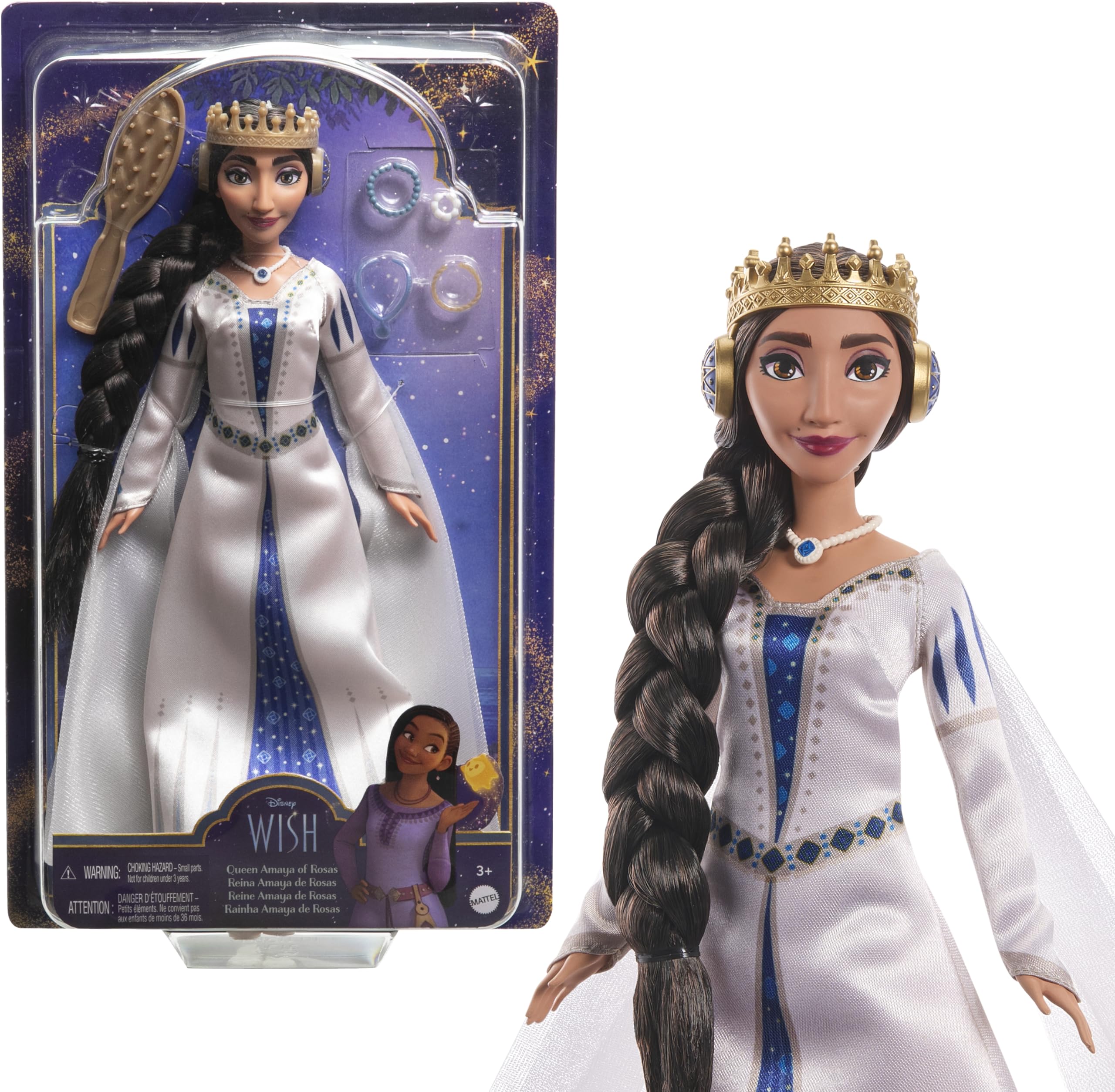 Mattel Queen Amaya of Rosas close-up for imaginative storytelling.