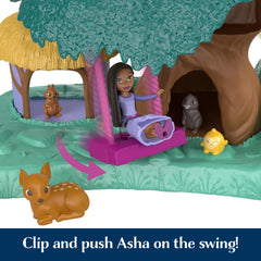 Mattel Disney Wish Asha of Rosas doll, bendable pose, enhances expressive play and posing
