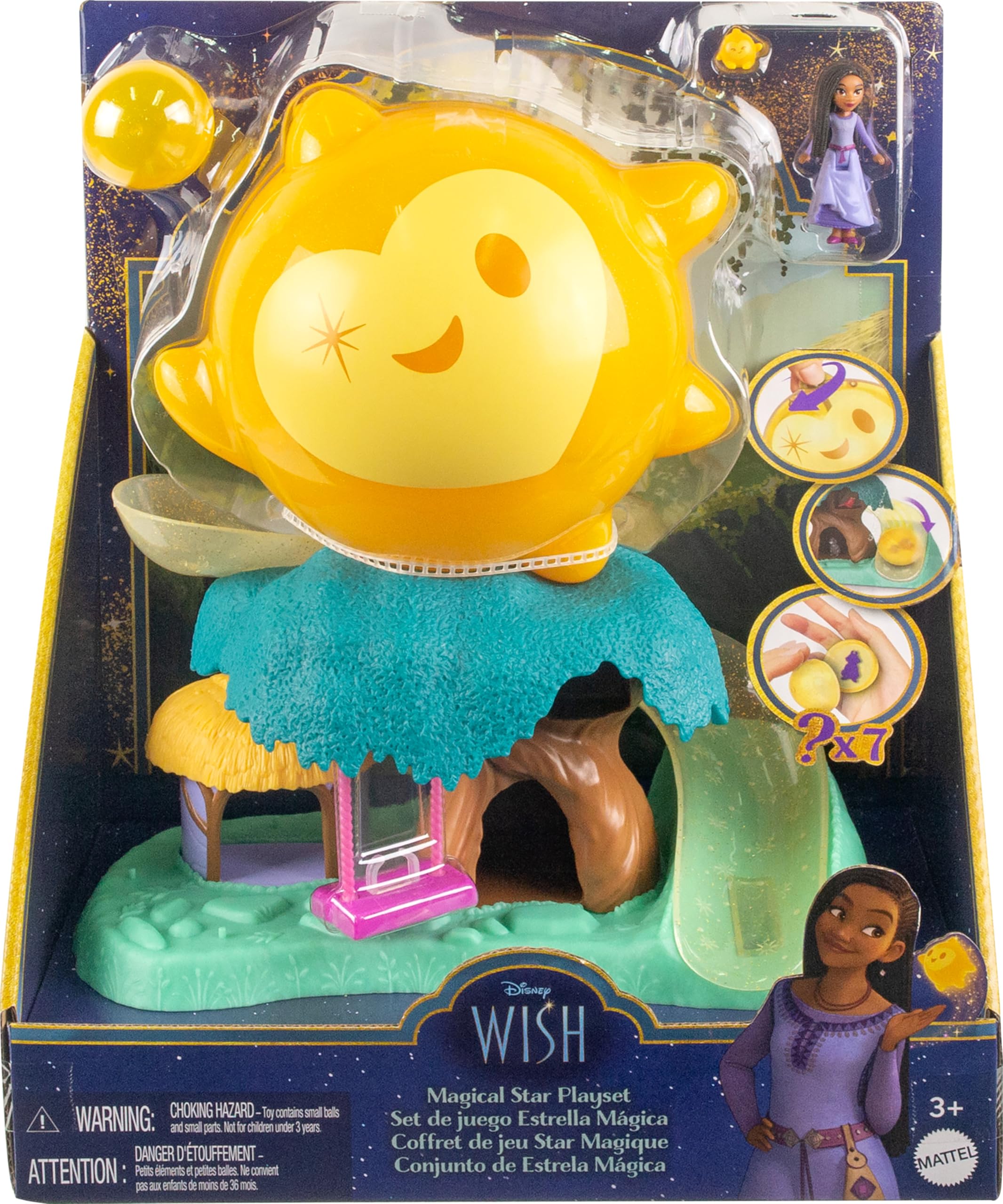 Mattel Disney Wish Star reloaded with wishes, enabling repeat storytelling sessions