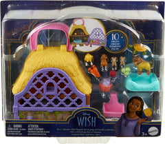 Mattel Disney Wish Star and Valentino mini playset includes 10 storytelling accessories.