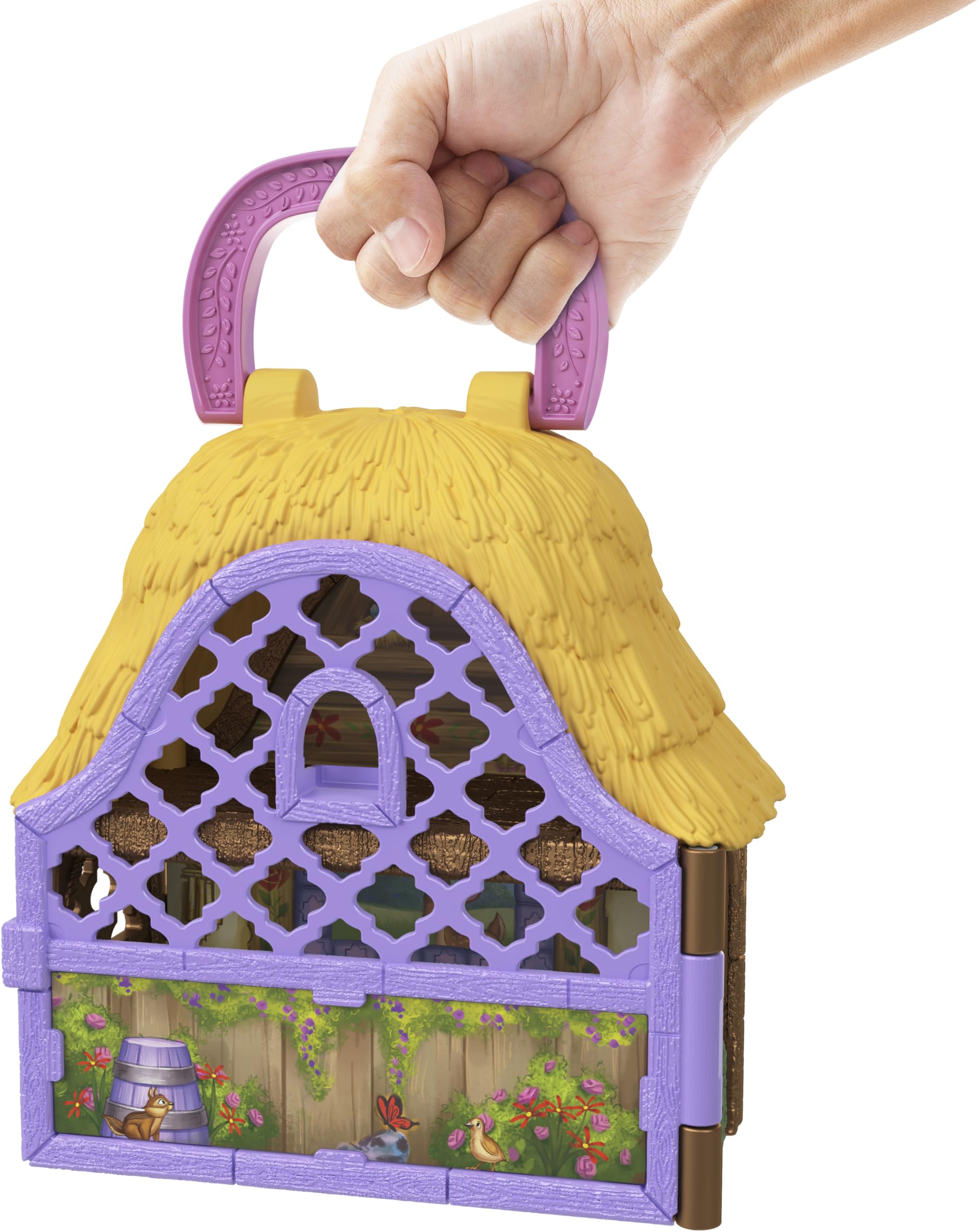 Mattel Disney Wish Star and Valentino mini playset with a top hideout for Star to spark stories.