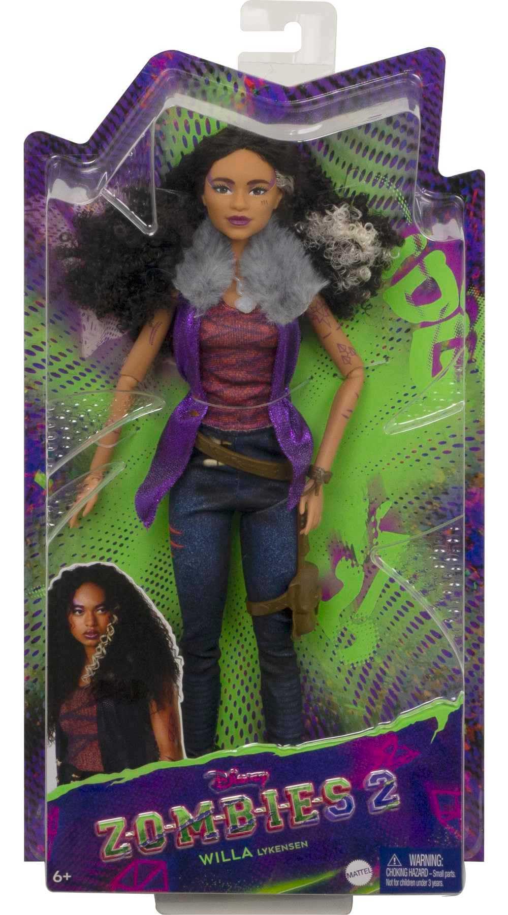 Mattel Willa curly hair and fur collar capture on-screen style