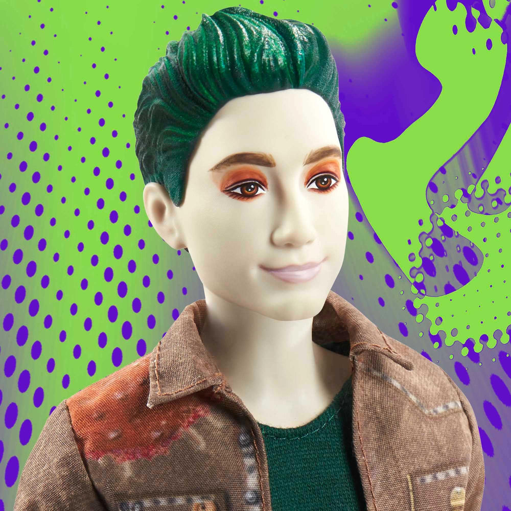 Mattel Disney Zombies 2 Zed 13 bendable joints for dynamic poses.