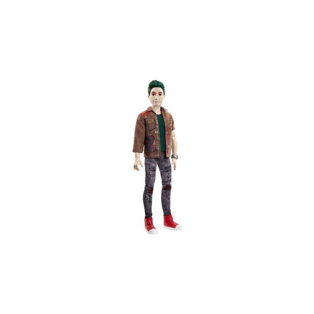Mattel Disney Zombies 2 Zed doll in grunge outfit for imaginative play.