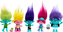 Mattel DreamWorks Trolls Band Together Queen Poppy doll with vibrant plush hair for storytelling