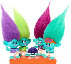 Mattel Trolls BroZone Floyd doll with bright styling for on-tour scenes and display