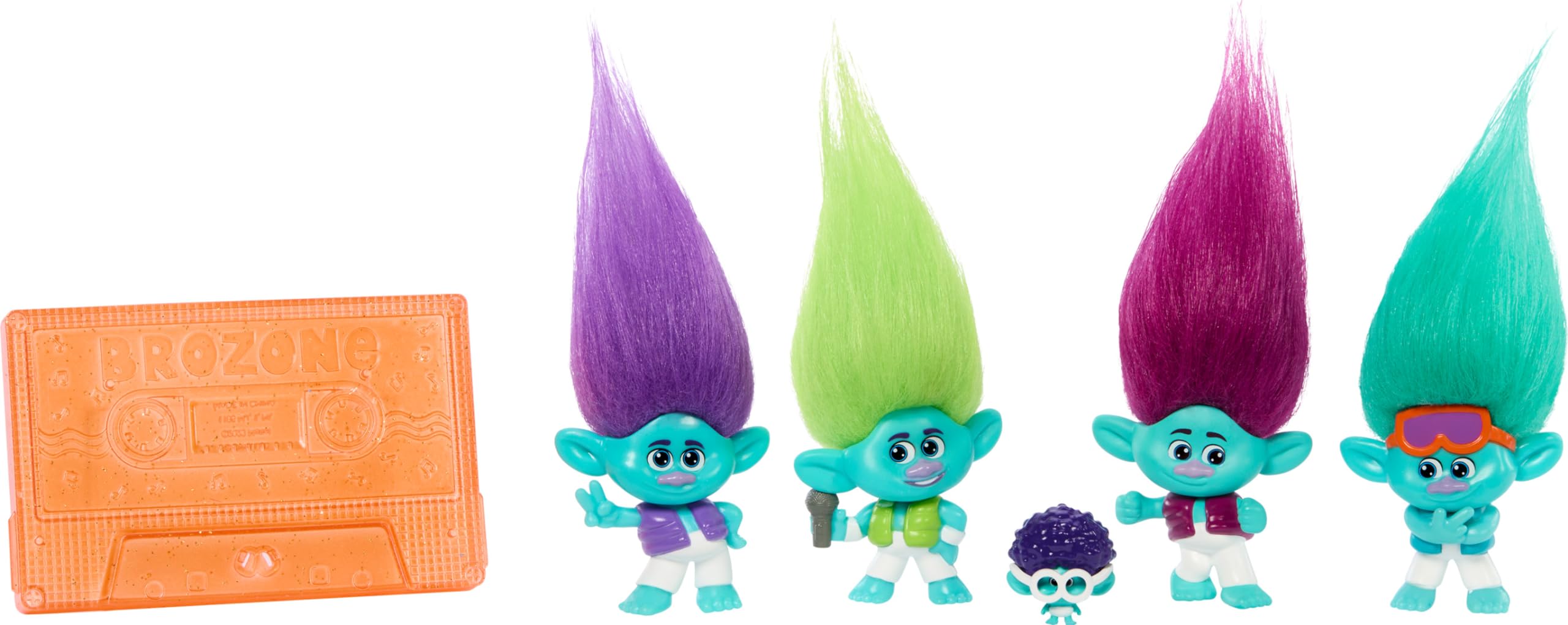 Mattel Trolls BroZone John Dory doll on tour with signature look for imaginative play