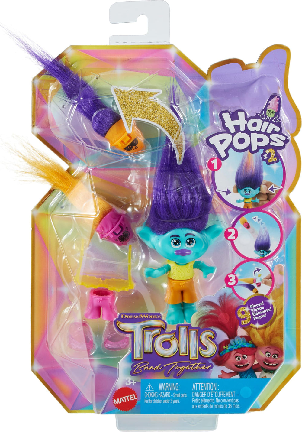 Mattel DreamWorks Trolls dolls inspire storytelling adventures with Hair Pops and accessories
