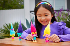 Mattel DreamWorks Trolls Trendsettin’ Viva doll featuring a balloon hair clip for whimsical styles.