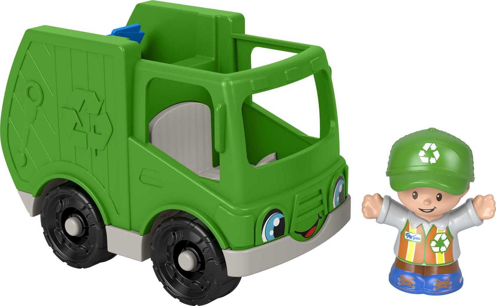 Truck loading action supports hands-on dexterity during playtime.
