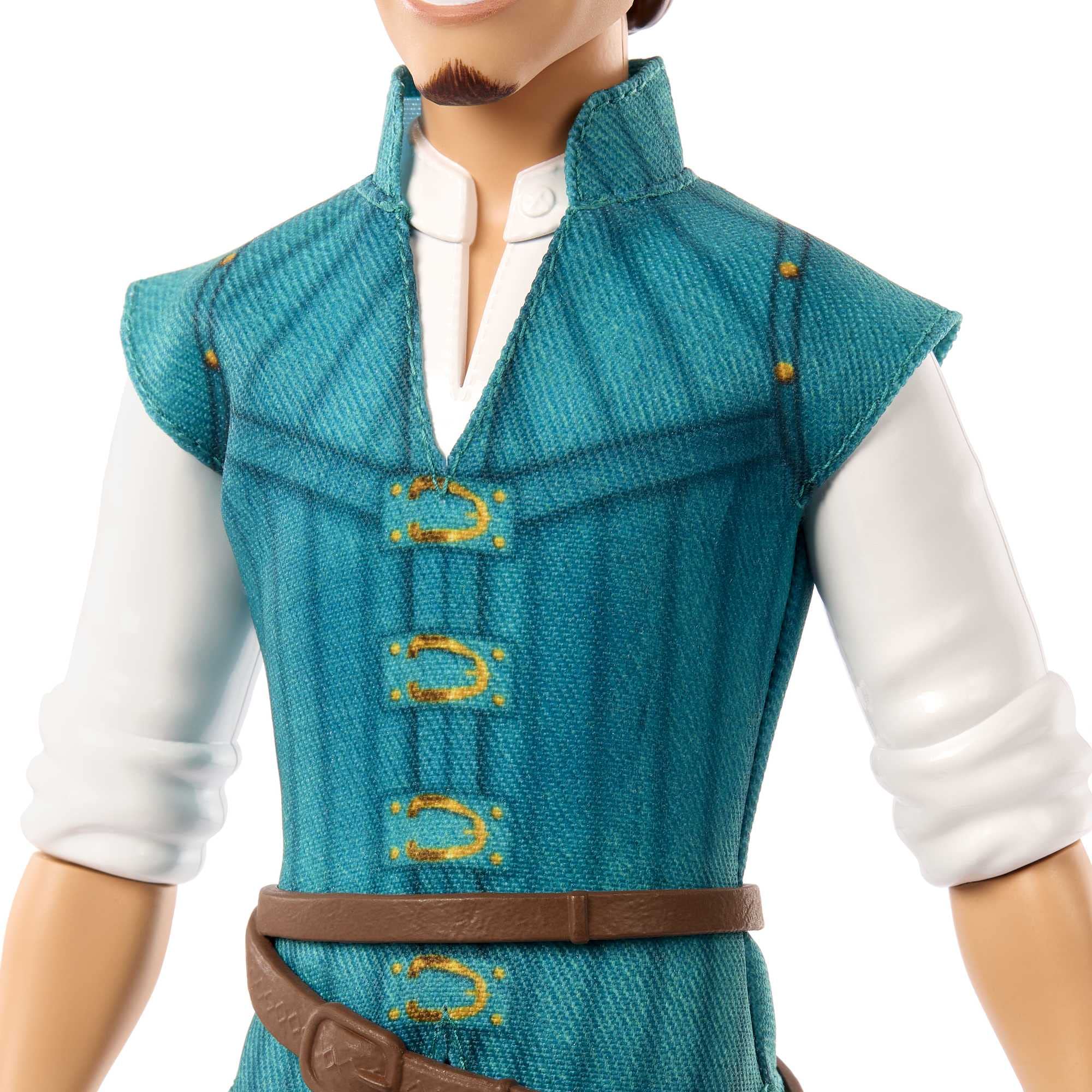 Detail view of Flynn Rider belt bag and boots