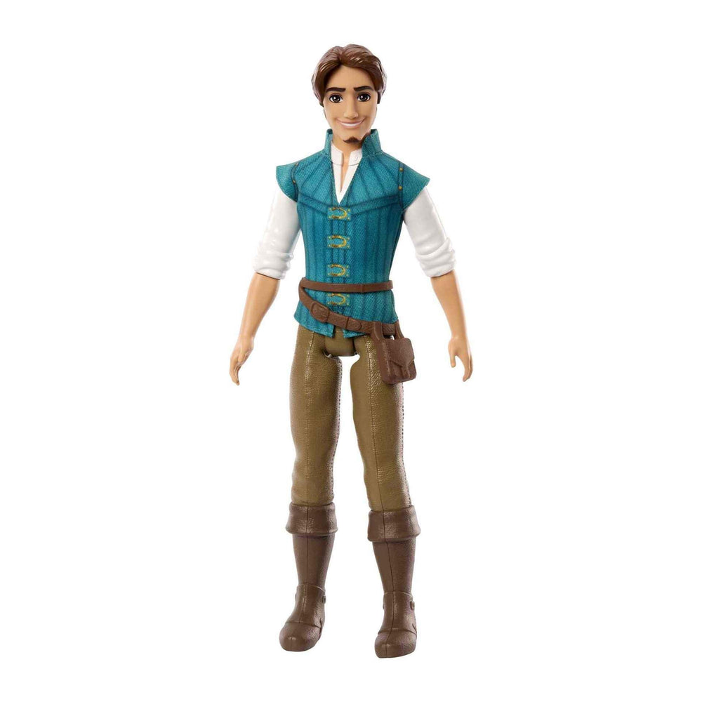 Flynn Rider doll showing molded pants and boots for authentic styling