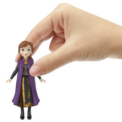 Mattel Frozen Anna doll featuring removable soft skirt for versatile outfits.