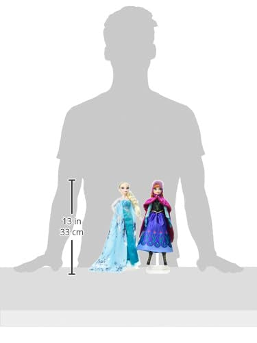 Mattel Frozen Anna doll with two braids offers authentic character styling
