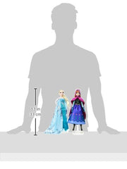 Mattel Frozen Anna doll with two braids offers authentic character styling