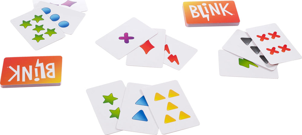 Two-player Blink demands quick shape, color, or count matching