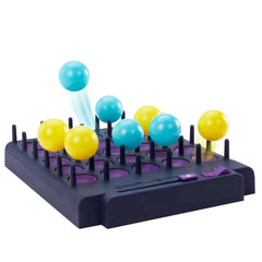 Mattel Games Bounce-Off Pop-Out balls bouncing from the grid energize the game.