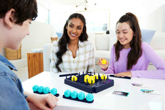 Mattel Games Bounce-Off Pop-Out family game night brings group fun.