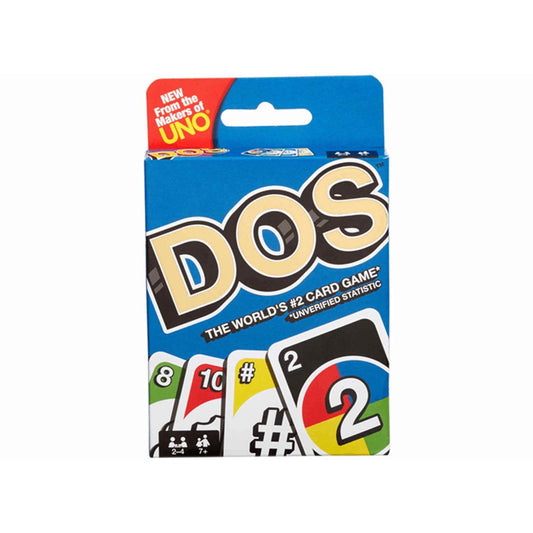 Mattel Games DOS deck ready for lively family play with 108 cards.