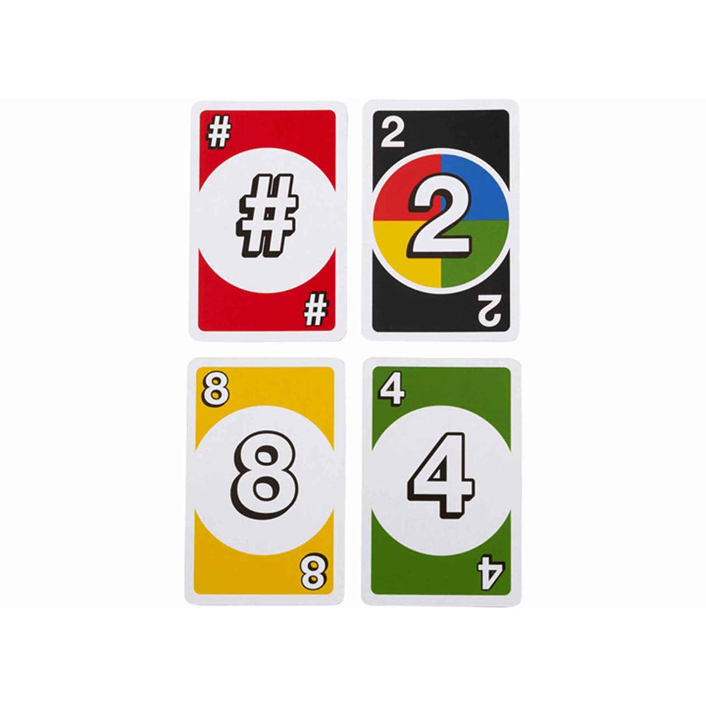 Players yell DOS with two cards left during Mattel DOS game.