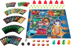 Mattel Games Ghost Fightin’ Treasure Hunters Anniversary player pawns depict kids enjoying collaborative play.