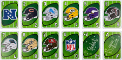 Mattel Games Giant UNO NFL cards are oversized for easy handling in lively sessions.