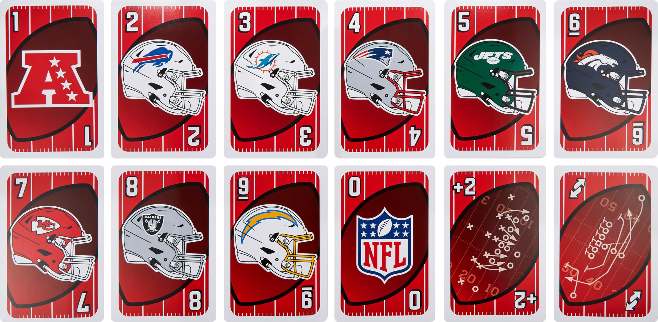 Mattel Games Giant UNO NFL set brings kids and adults together for fun.