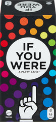 Mattel Games If You Were a Party Game package shot for effortless party setup.
