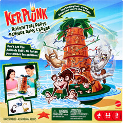 Mattel Games KerPlunk leaf-die helps quick identification without color cues.