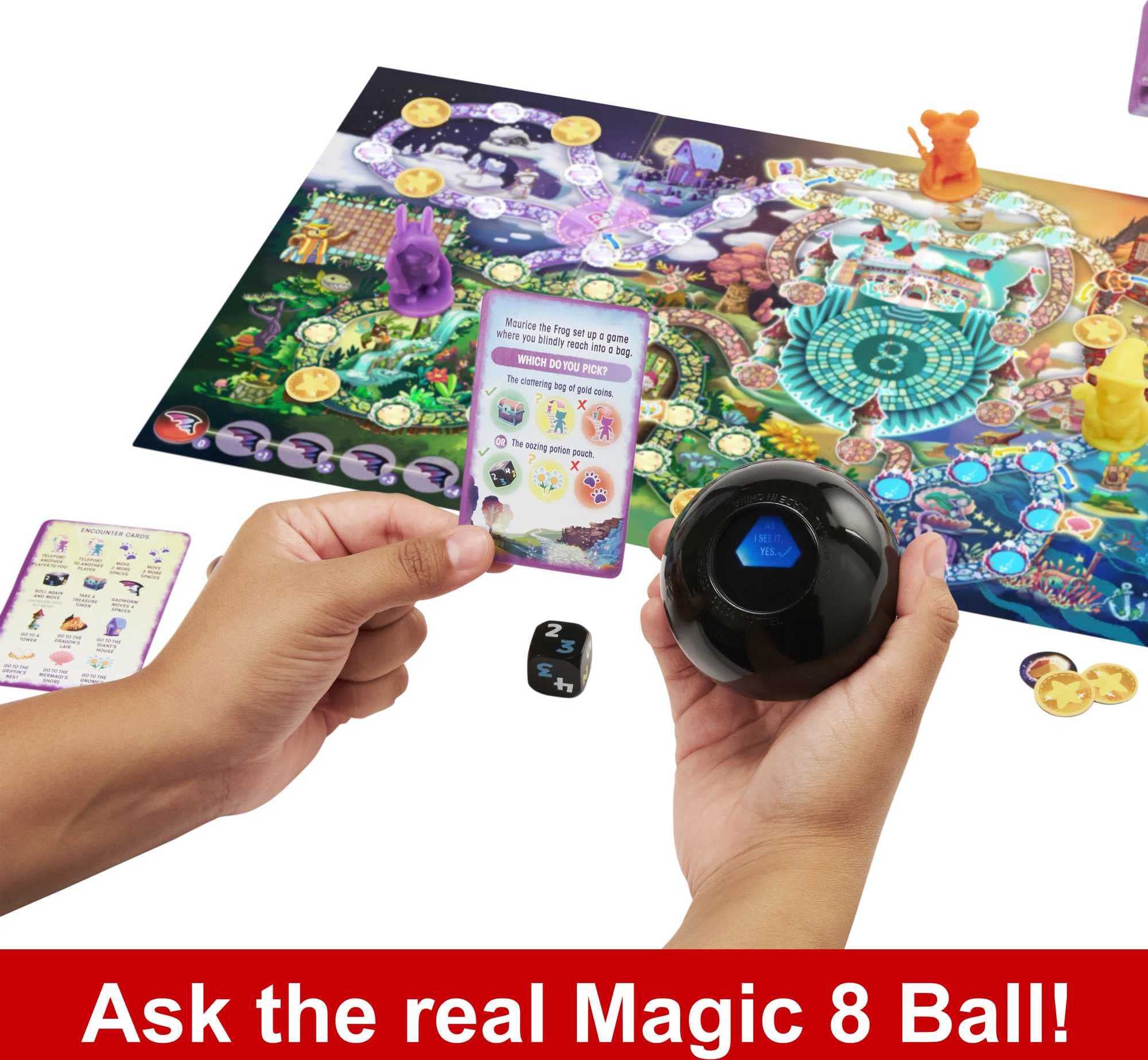 Mattel Games Magic 8 Ball Encounters encounter cards spark choices and teamwork.