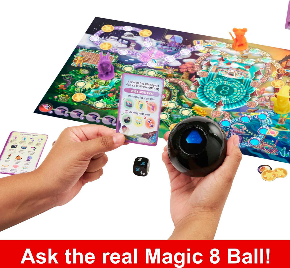 Mattel Games Magic 8 Ball Encounters encounter cards spark choices and teamwork.
