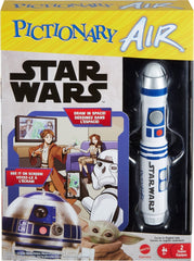 Mattel Games Pictionary Air Star Wars with R2-D2 light pen drawing clues in the air
