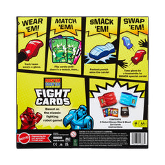 Mattel Games Rock Em Sock Em box contents ready for setup.