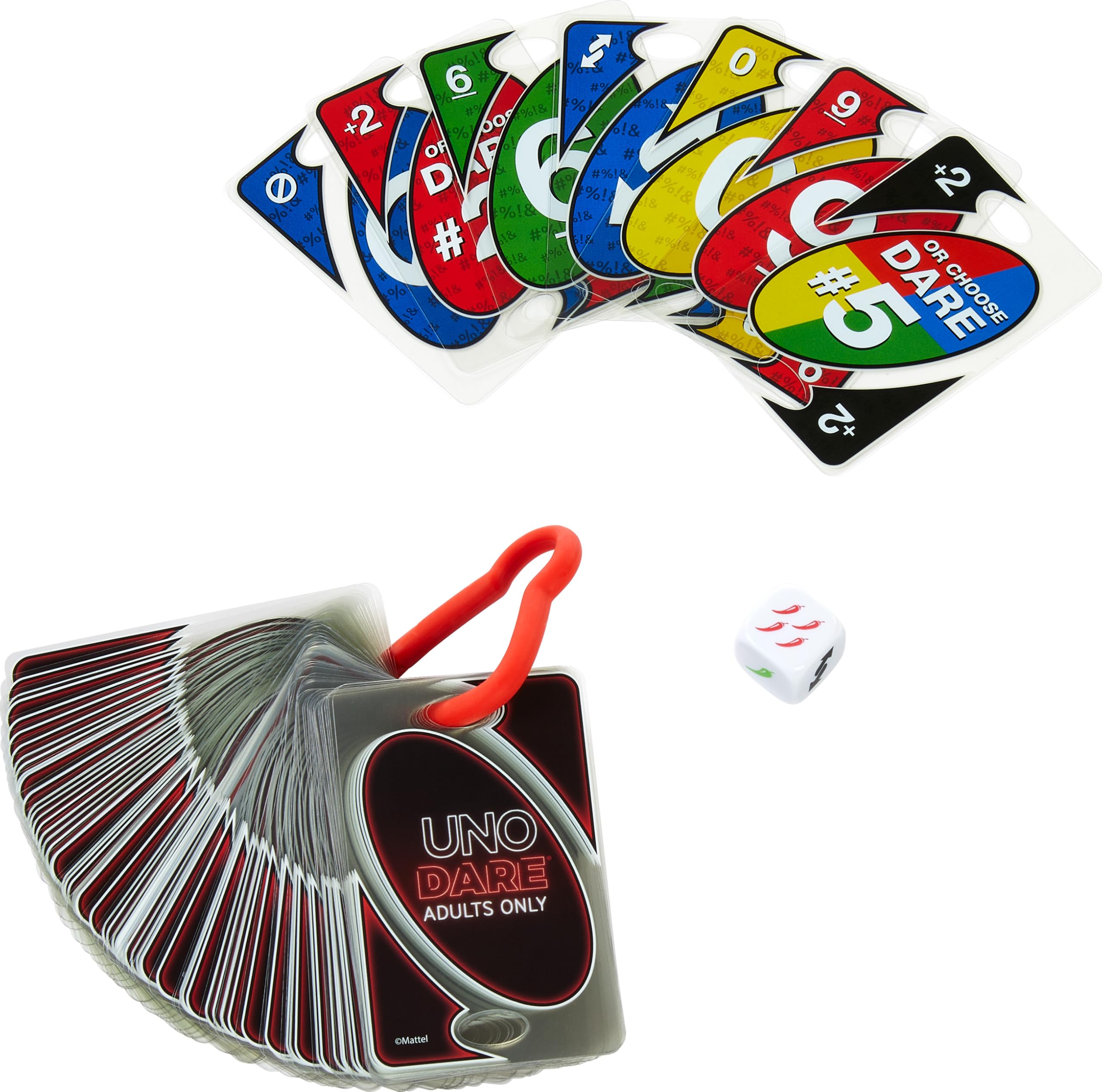 Card clip-on case helps transport UNO Dare easily.