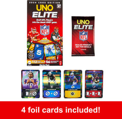 Mattel UNO Elite NFL draft pack expands with more teams for larger games.